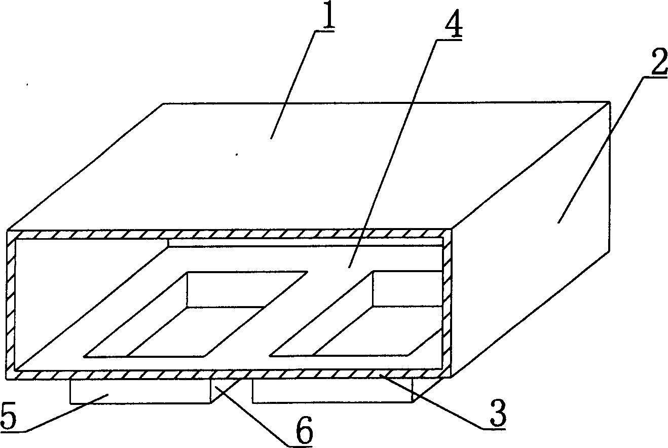 Thin-wall mould casing member