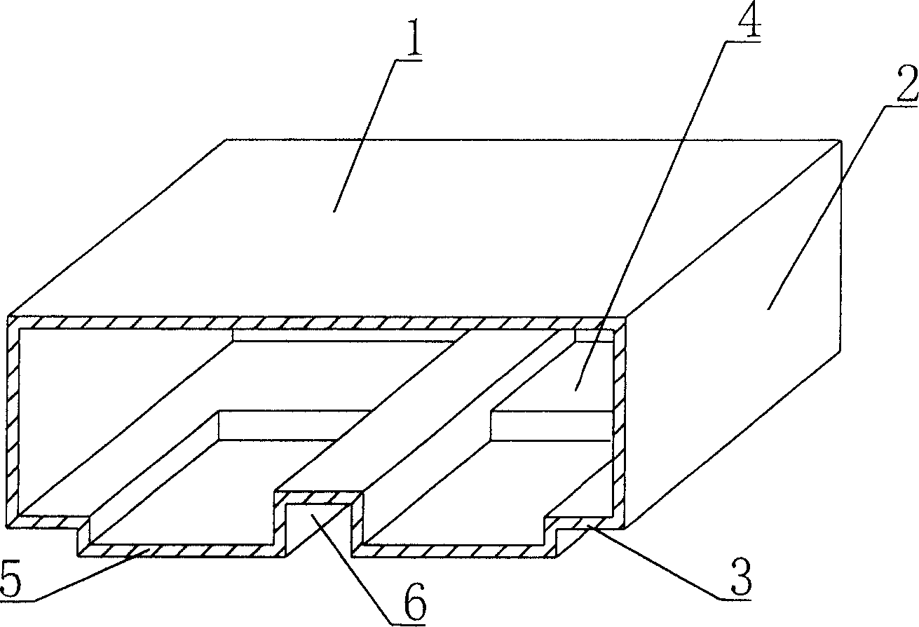 Thin-wall mould casing member