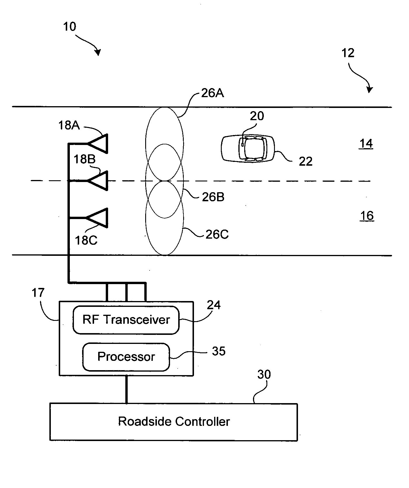 Method of enabling two-state operation of electronic toll collection system