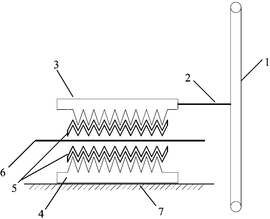 Recoverable optical fiber micro-bending sensing device