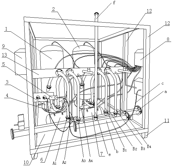 Pre-weighed reciprocating fluid weight output filling device