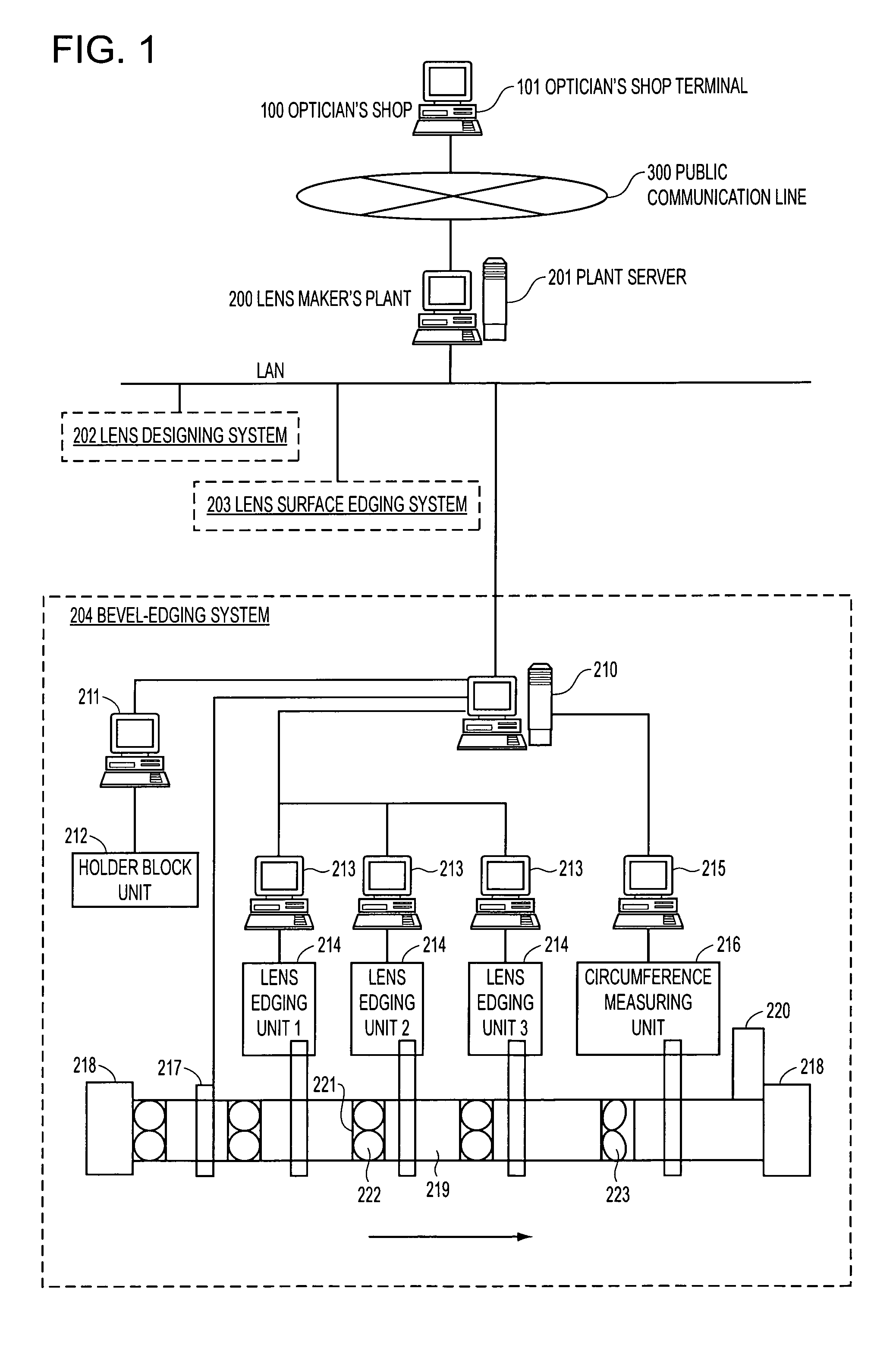 Method for supplying spectacle lens