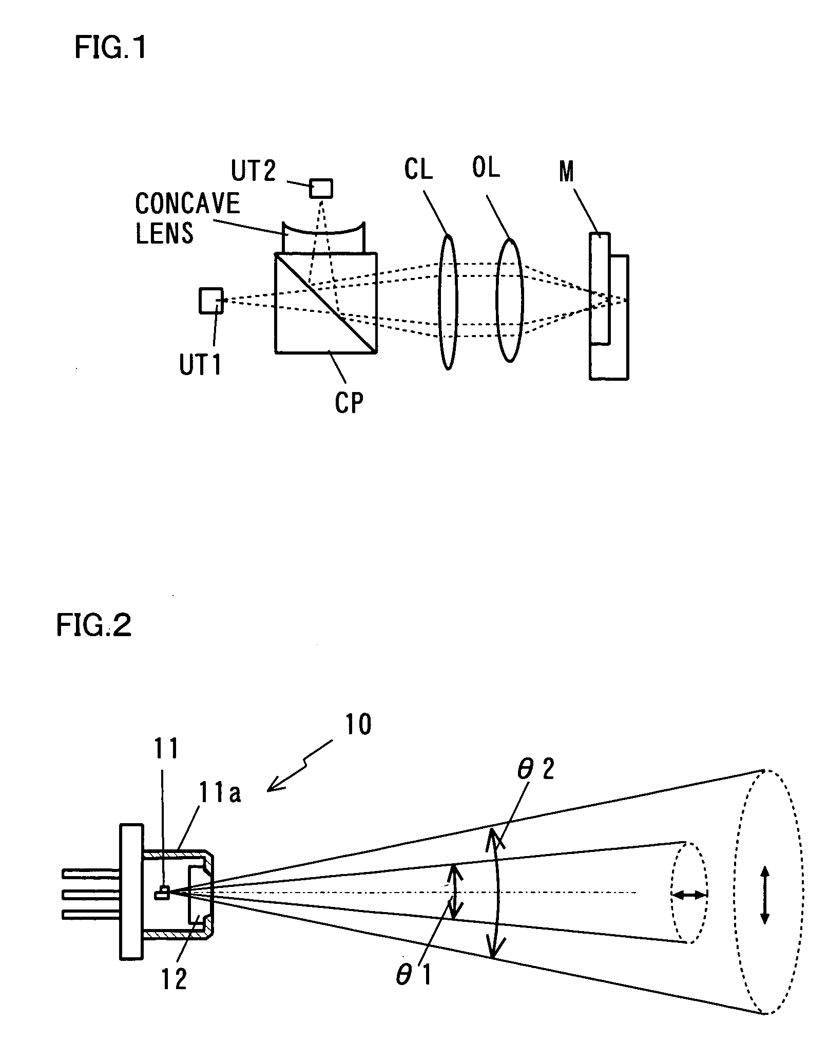 Two wavelength laser module and optical pickup device