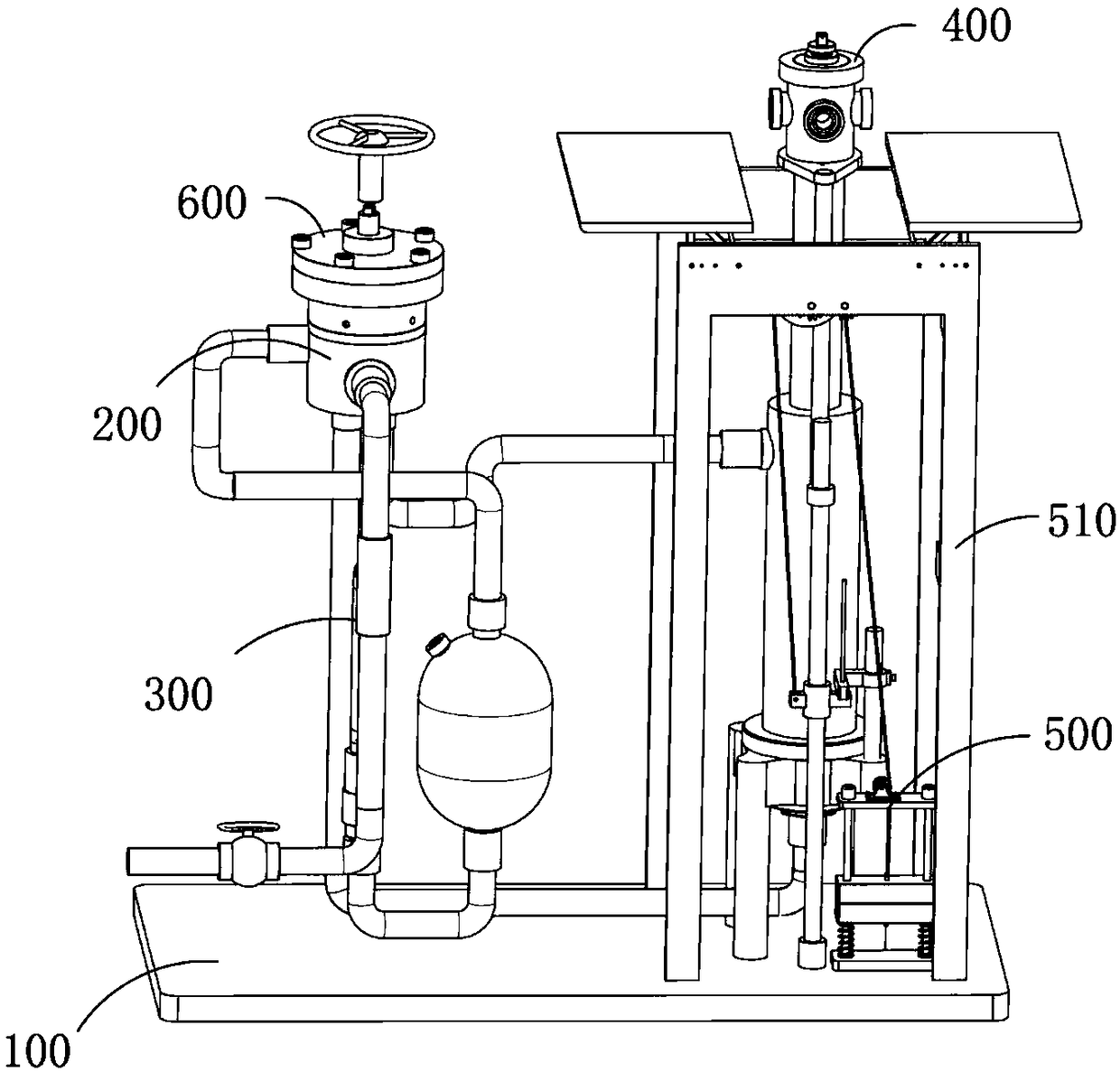 Fire hydrant based on linkage control of high-pressure water source power