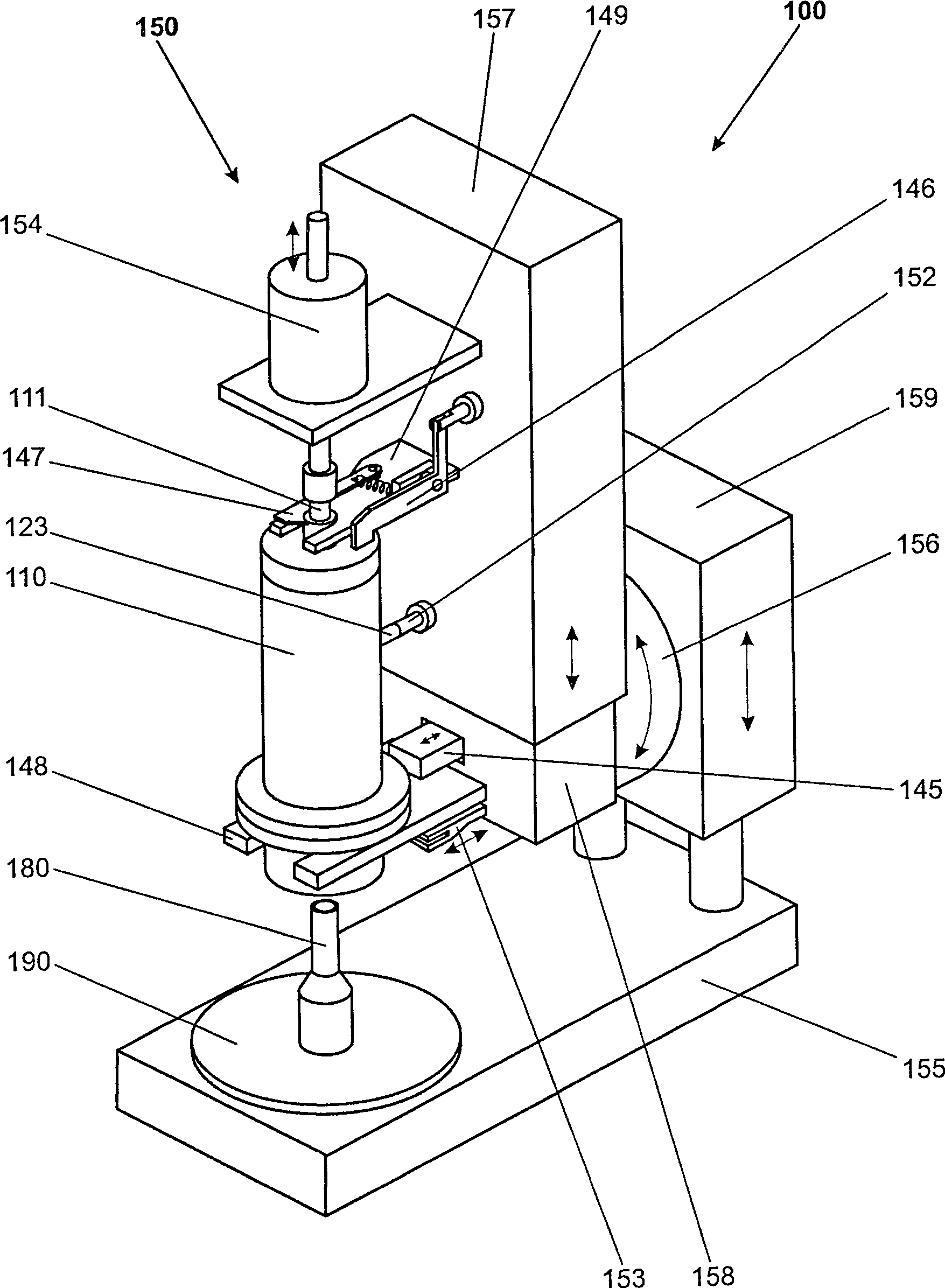 Dosage-dispensing device and dosage-dispensing unit with an electrostatic closure device