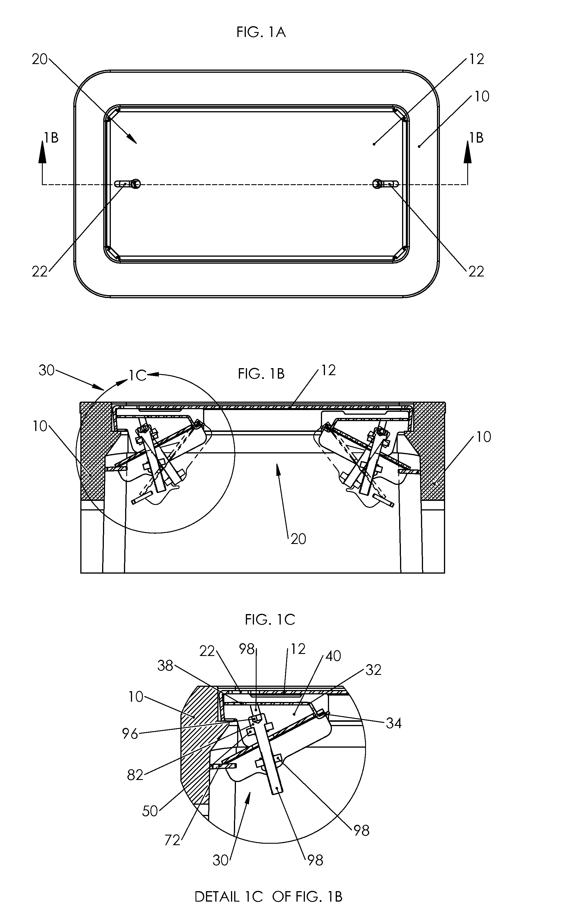 Lockable utility box lid