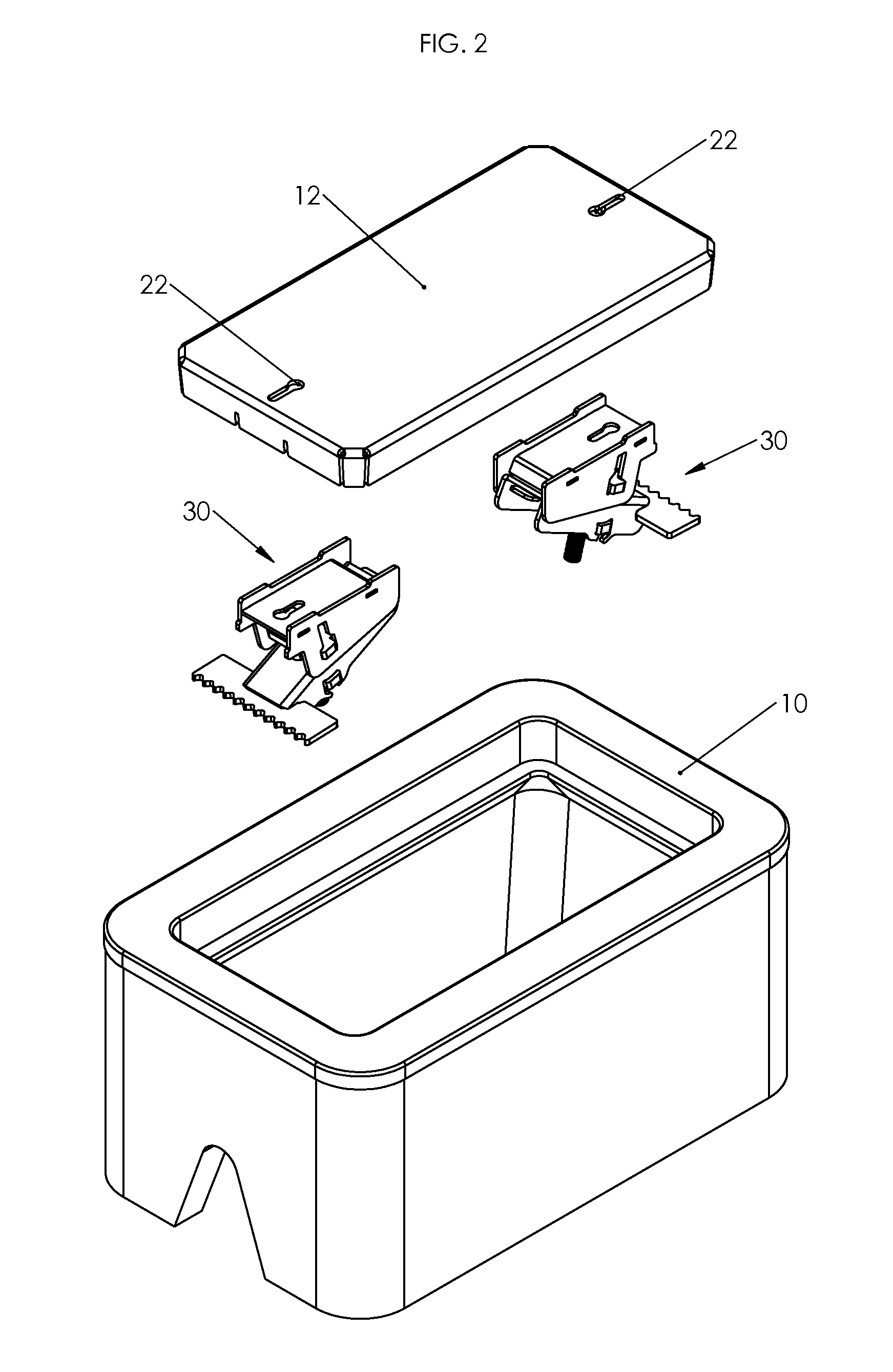 Lockable utility box lid