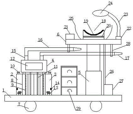 Multifunctional wound irrigation device for traumatic orthopedics