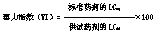 Termite killing drug compound combination