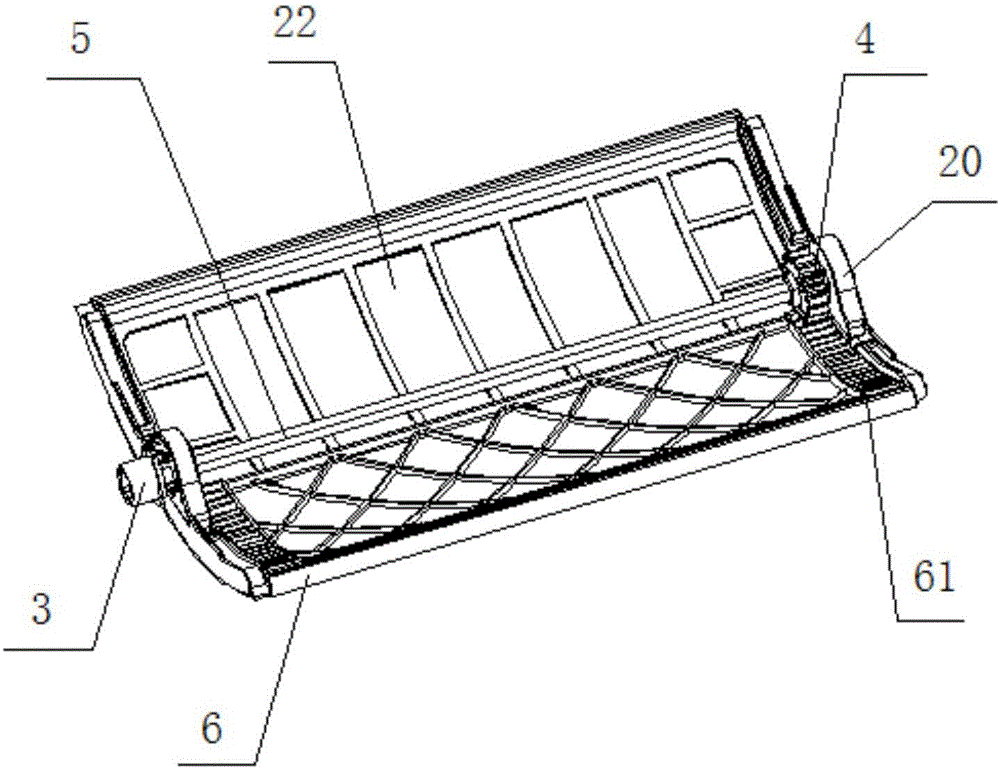 Arc-shaped throttle structure with thermal insulation and wind direction adjustment functions