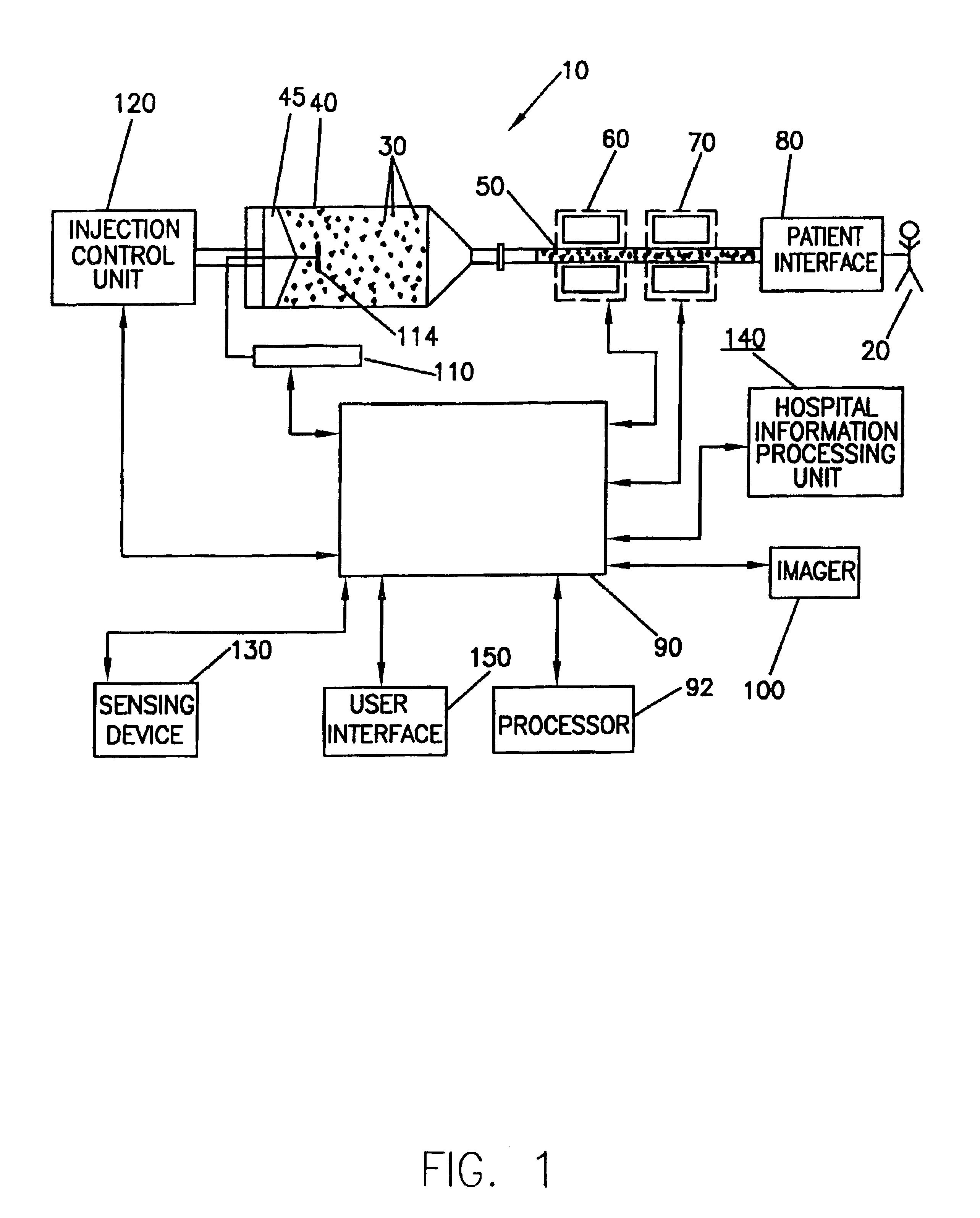 Data communication and control for medical imaging systems