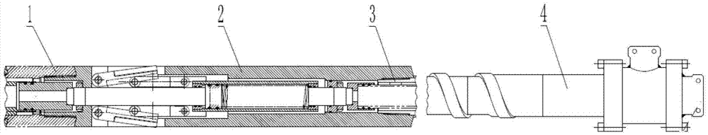 Underground coal mine reverse broaching and permeability increasing device and use method thereof