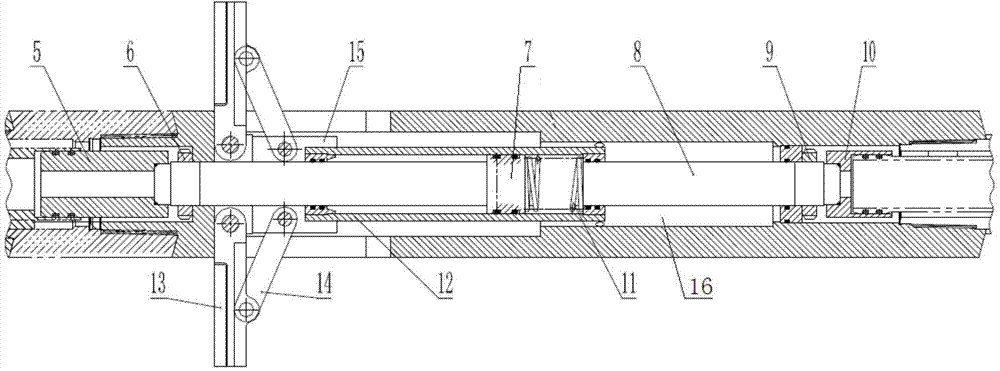 Underground coal mine reverse broaching and permeability increasing device and use method thereof