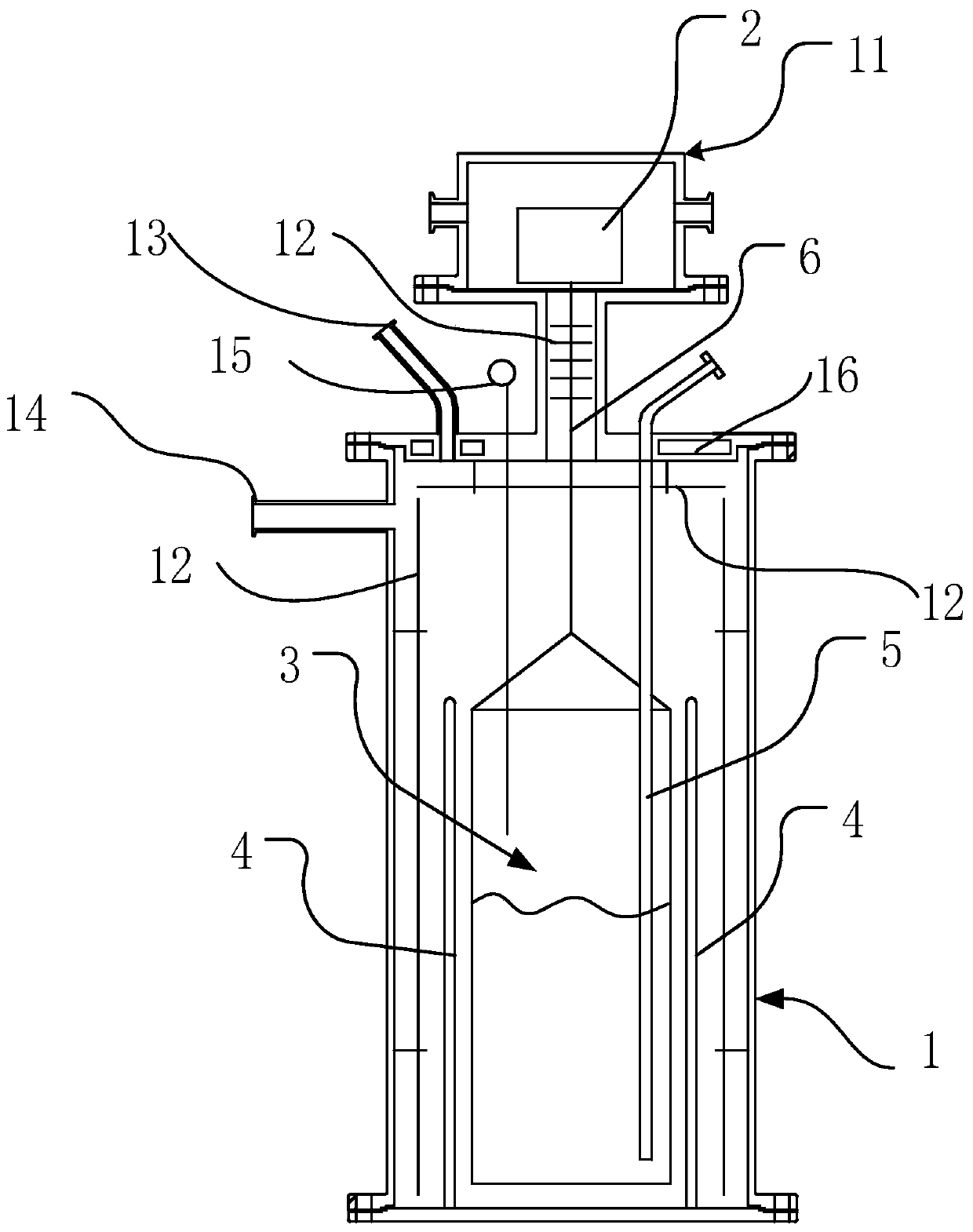 A method and equipment for transporting molten salt