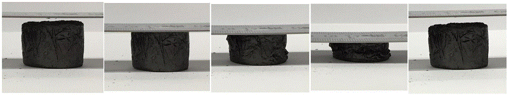 Preparation method for efficient oil absorption carbon aerogel material