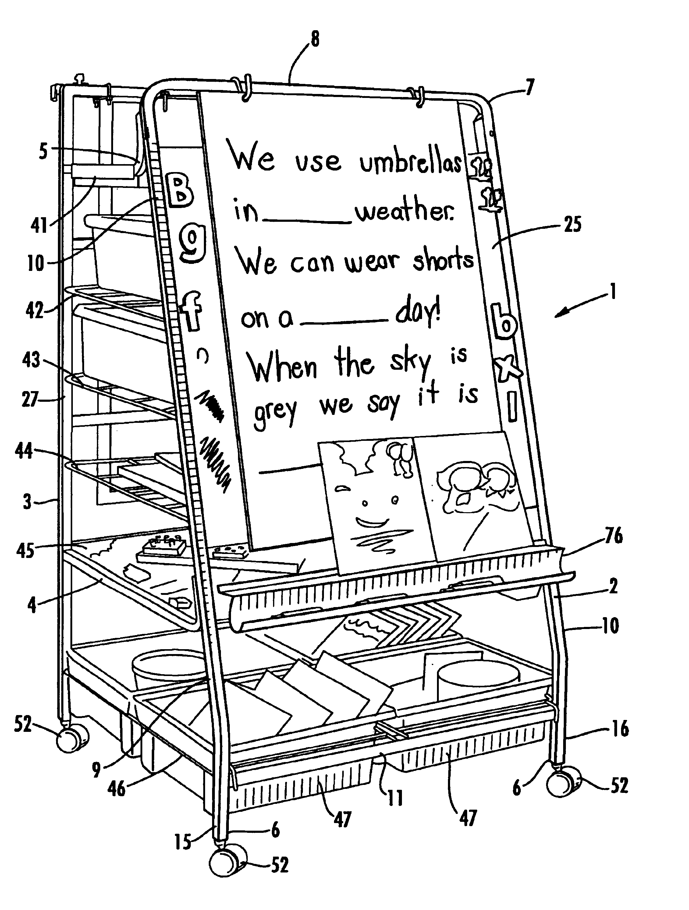 Reading and writing center