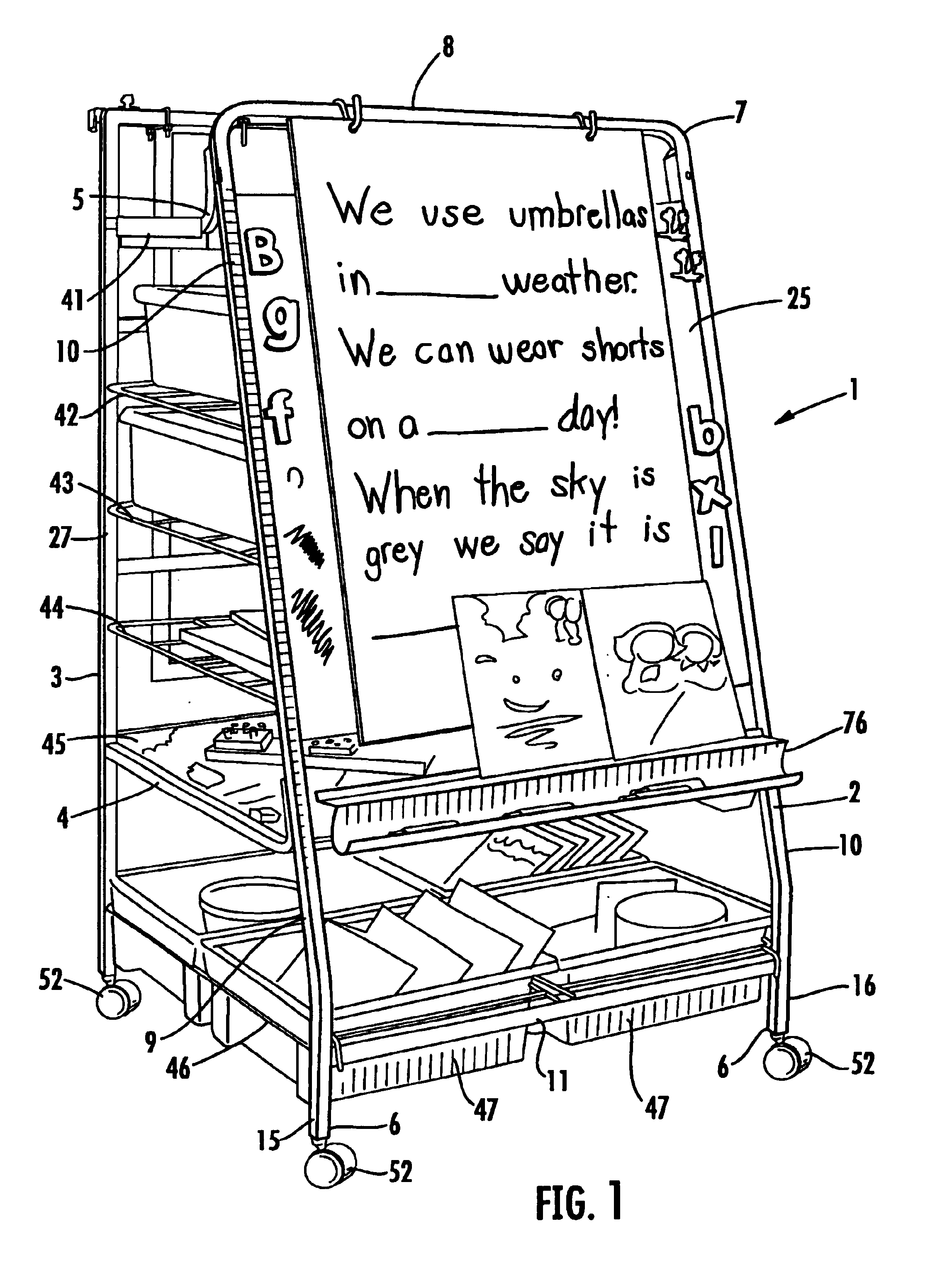 Reading and writing center