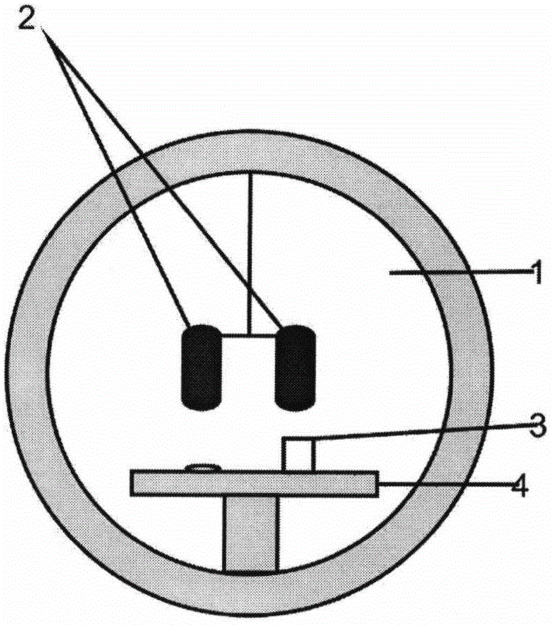 Liquid phase substrate deposition metal film separation device