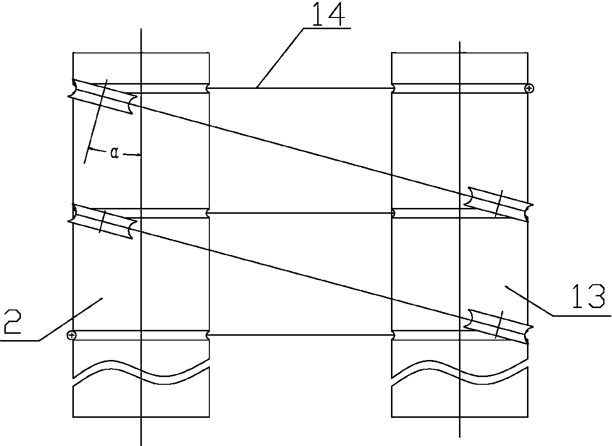 Wire regulating device of multi-wire cutting machine steel wire