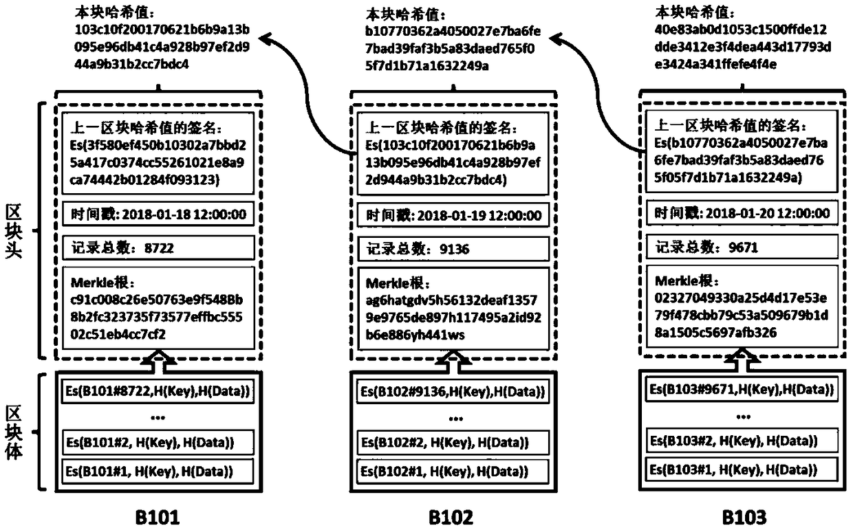 A weakly centralized trusted data storage system and management method for write-check separation