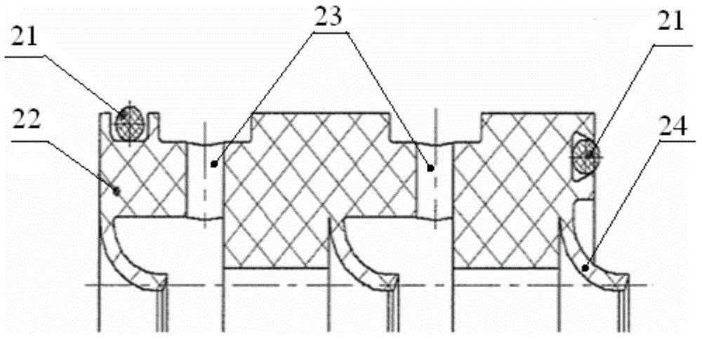 Dynamical sealing system with heavy caliber in vacuum and low temperature environment