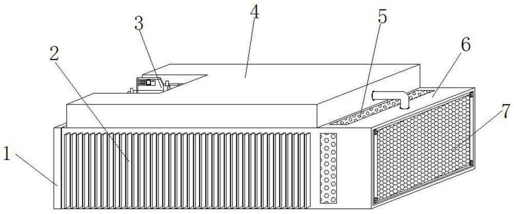 New energy automobile battery heat dissipation mechanism