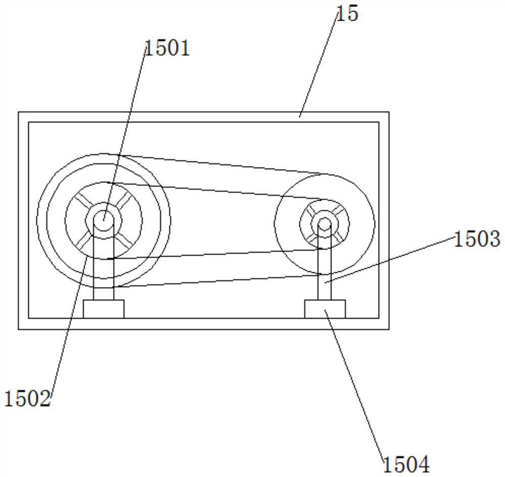 Vibration crushing device for construction waste resource recovering