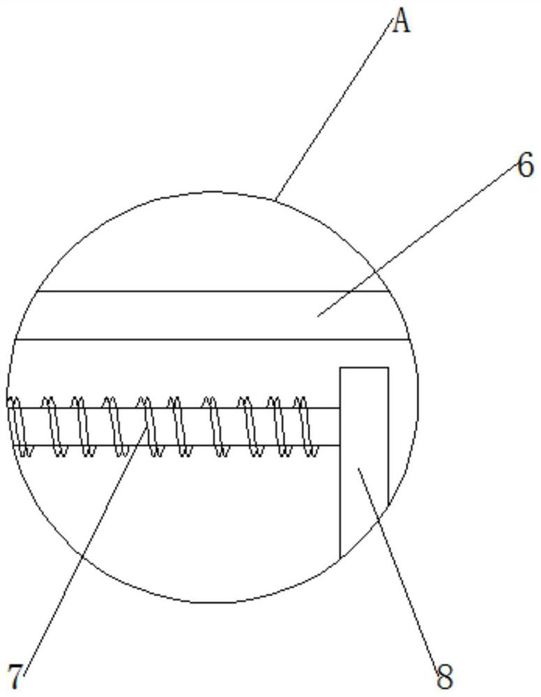 Vibration crushing device for construction waste resource recovering