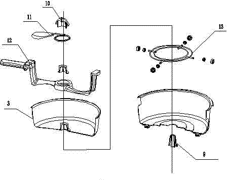 Stirrer can drive micro switch wok