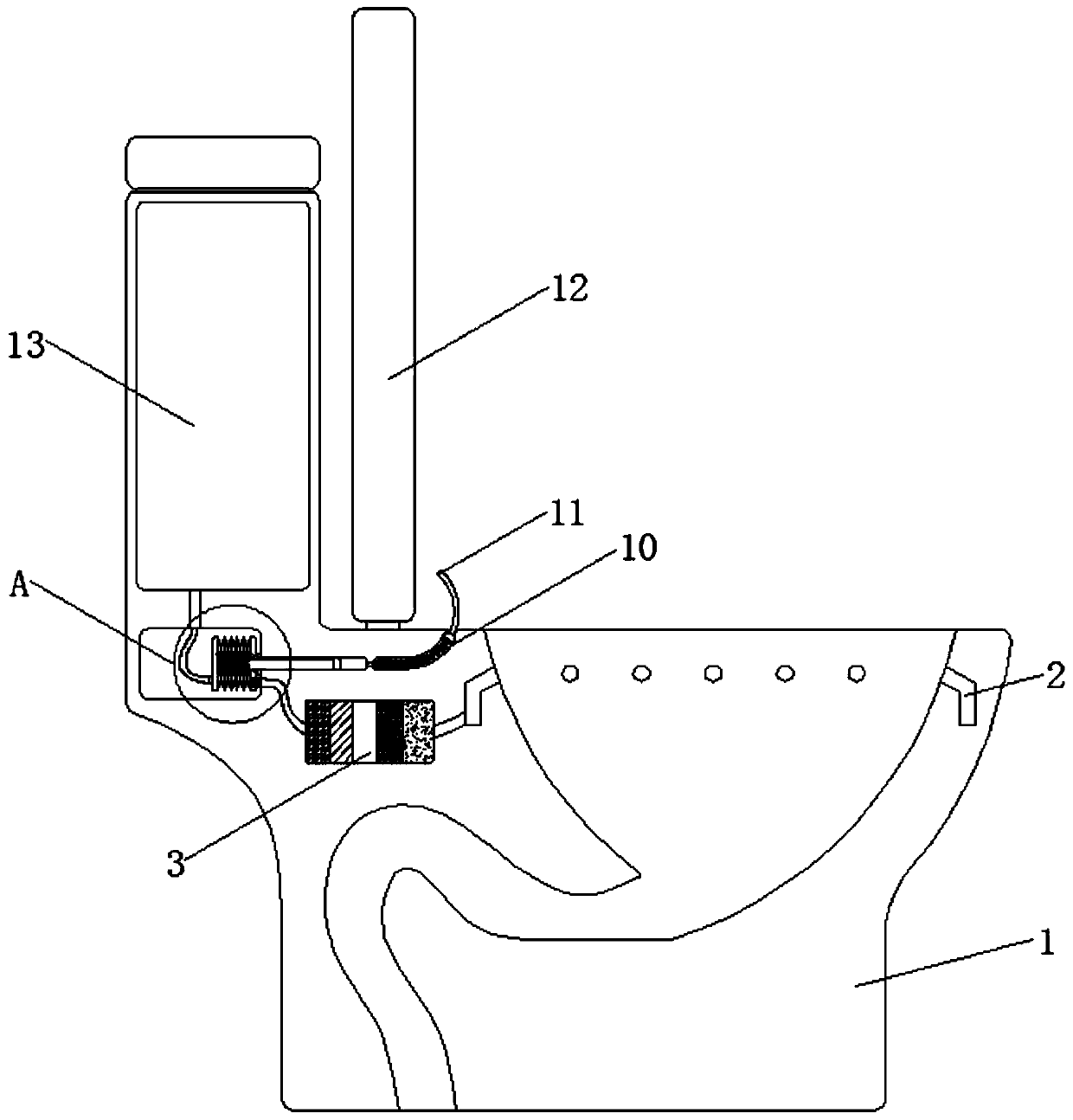 Toilet capable of cleaning air