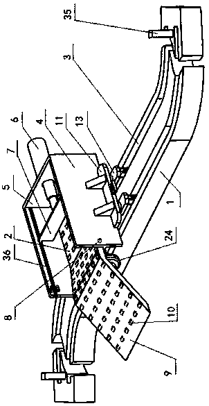 Fixed-track round-trip conveying robot