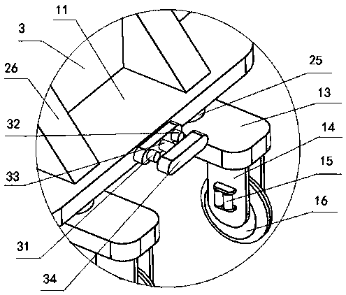 Fixed-track round-trip conveying robot