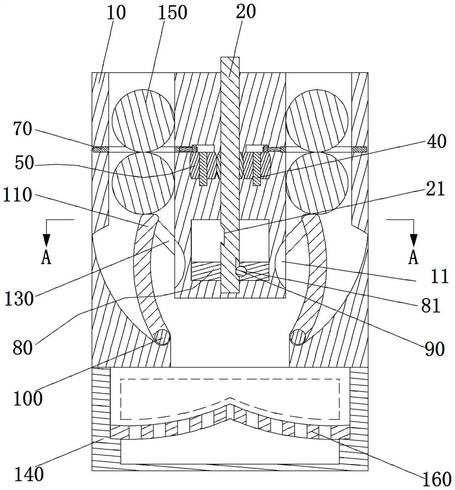 A continuous fruit juice pressing device and its application method