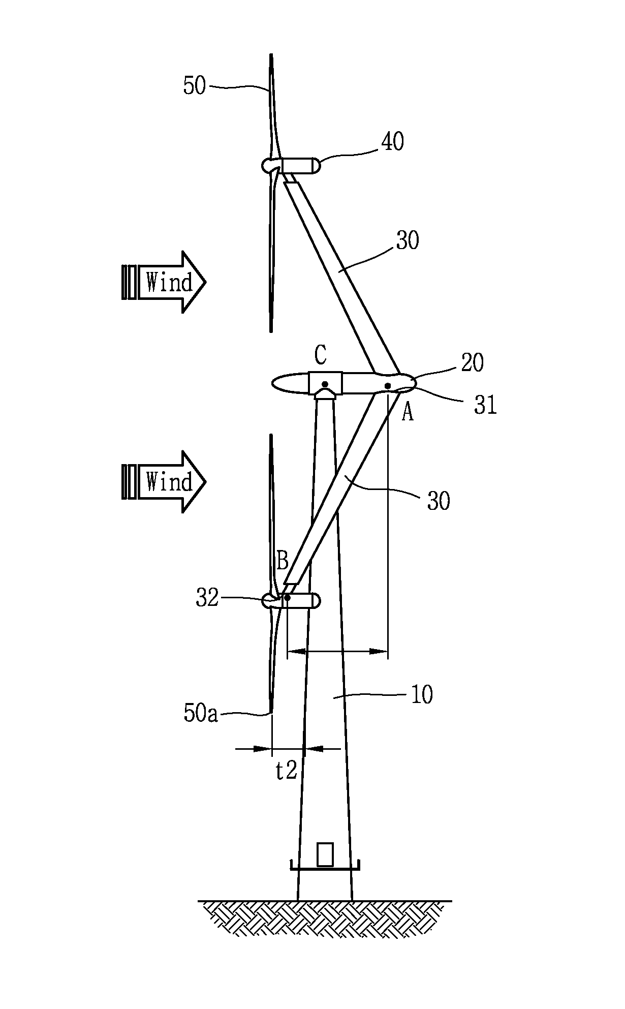 Multi-type wind turbine