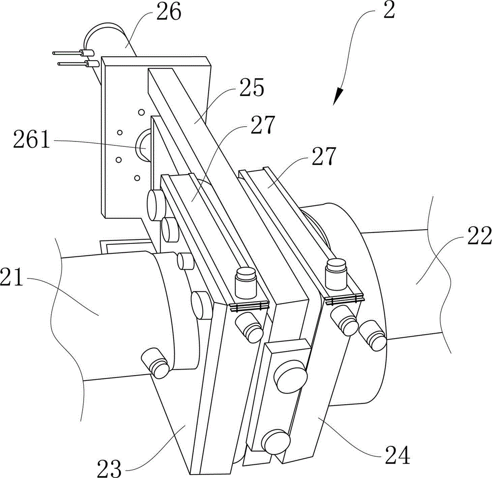 Flow line production system of hot melt adhesive particles