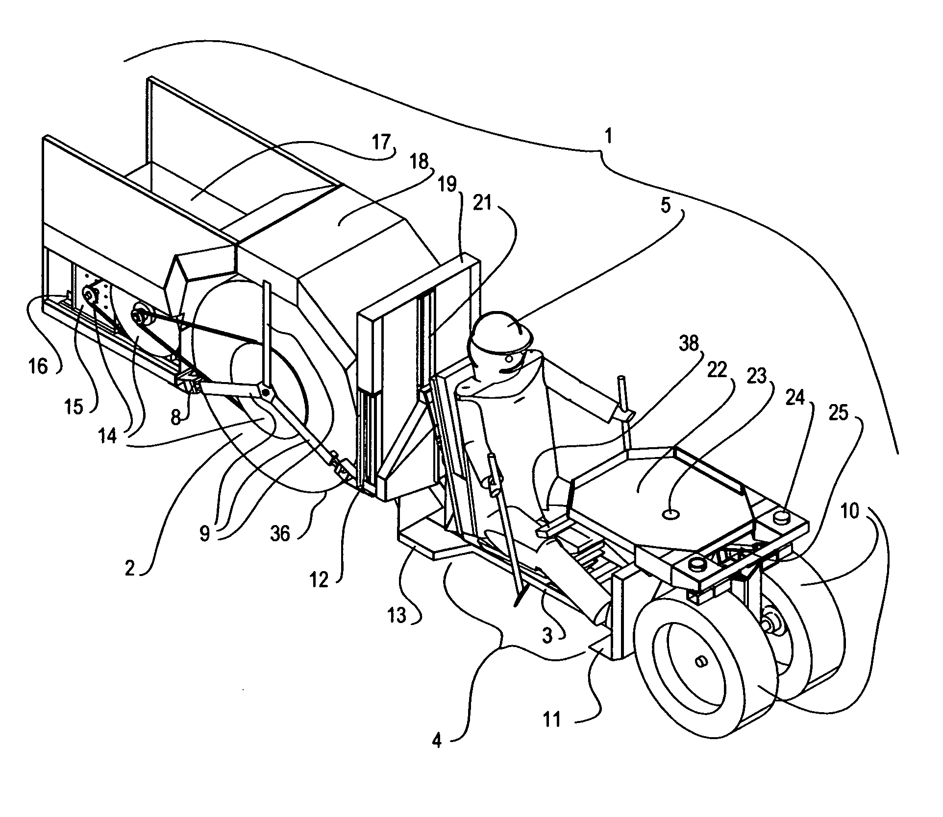 Field work vehicle