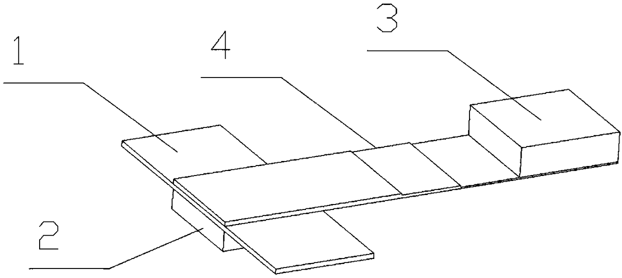 Weather-resistant durable all-metal multipoint frequency selection vibration suppression structure