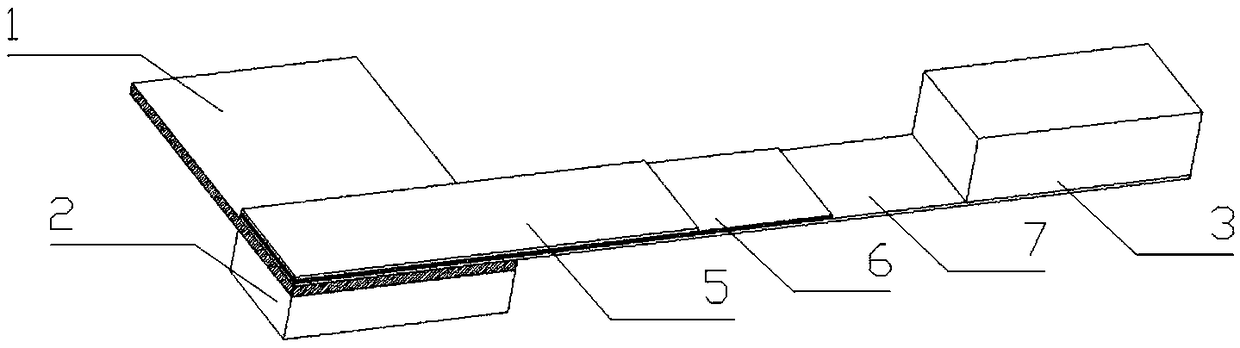 Weather-resistant durable all-metal multipoint frequency selection vibration suppression structure