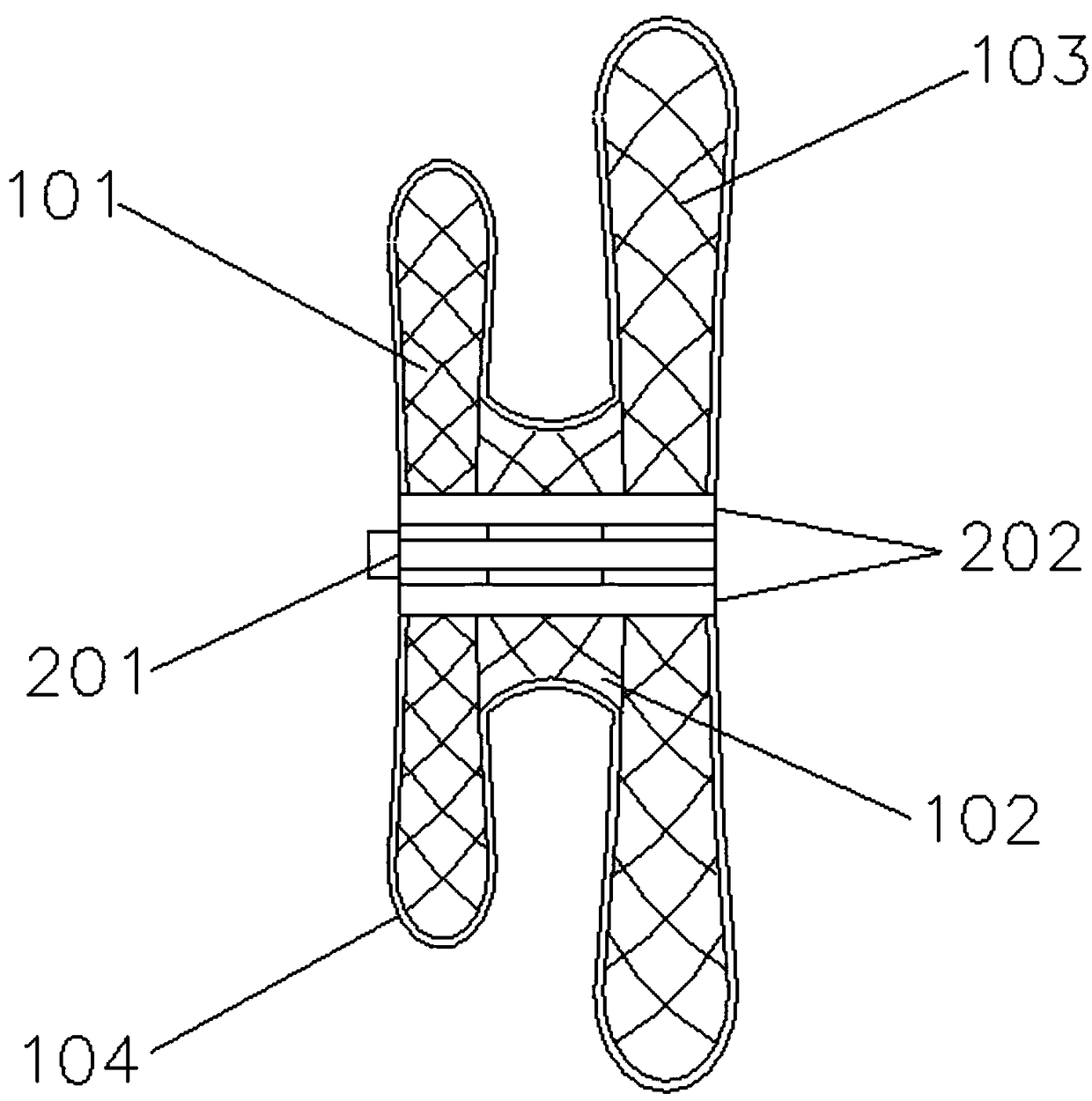 Porous atrial septal defect plugging device