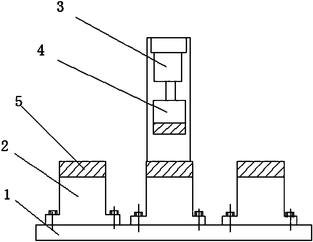 Steel bar bending part straightening equipment