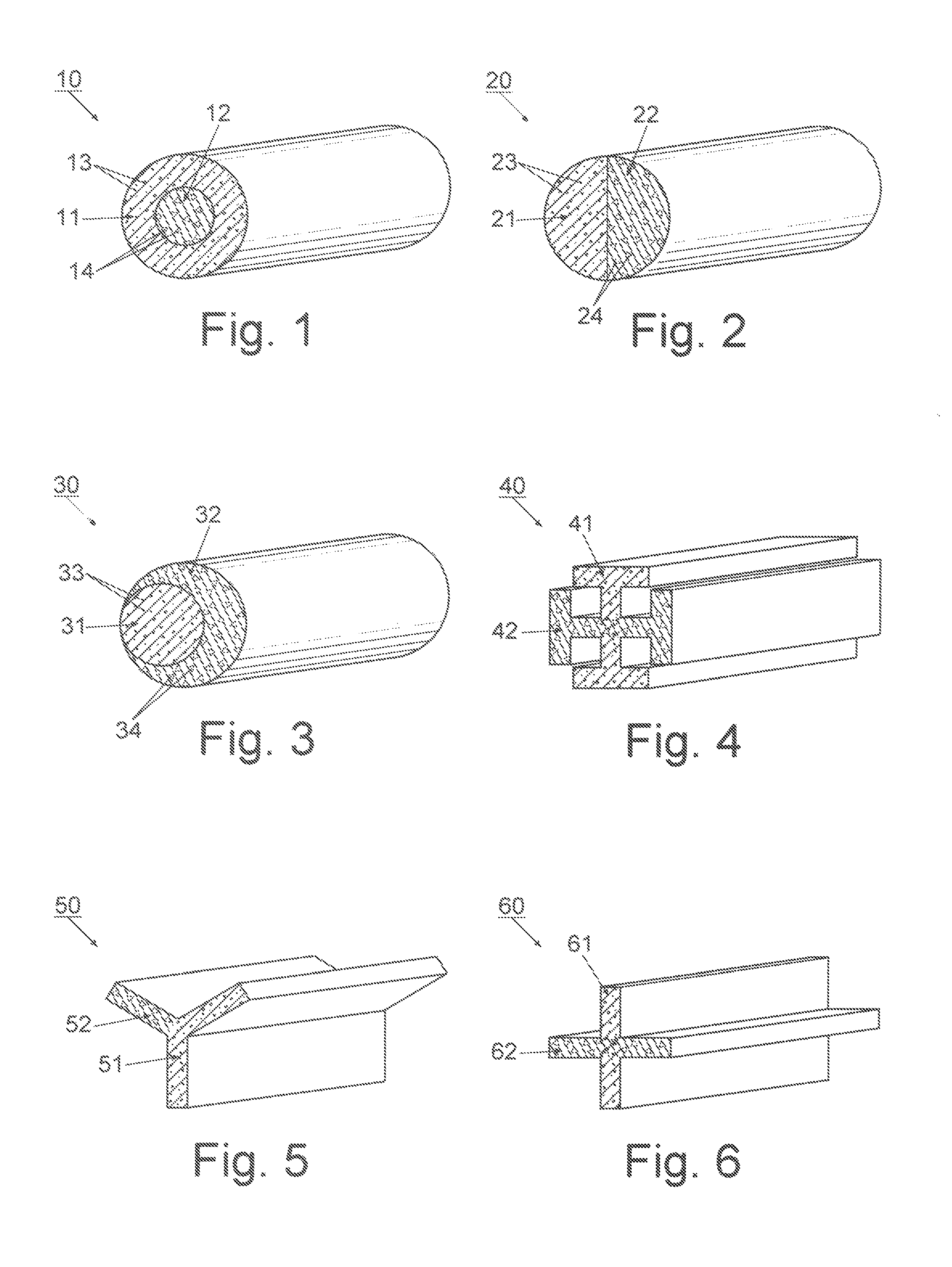 Multicomponent taggant fibers and method