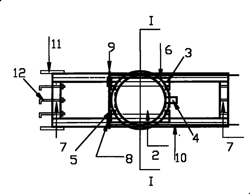 Embedding apparatus and method for earth pressure box