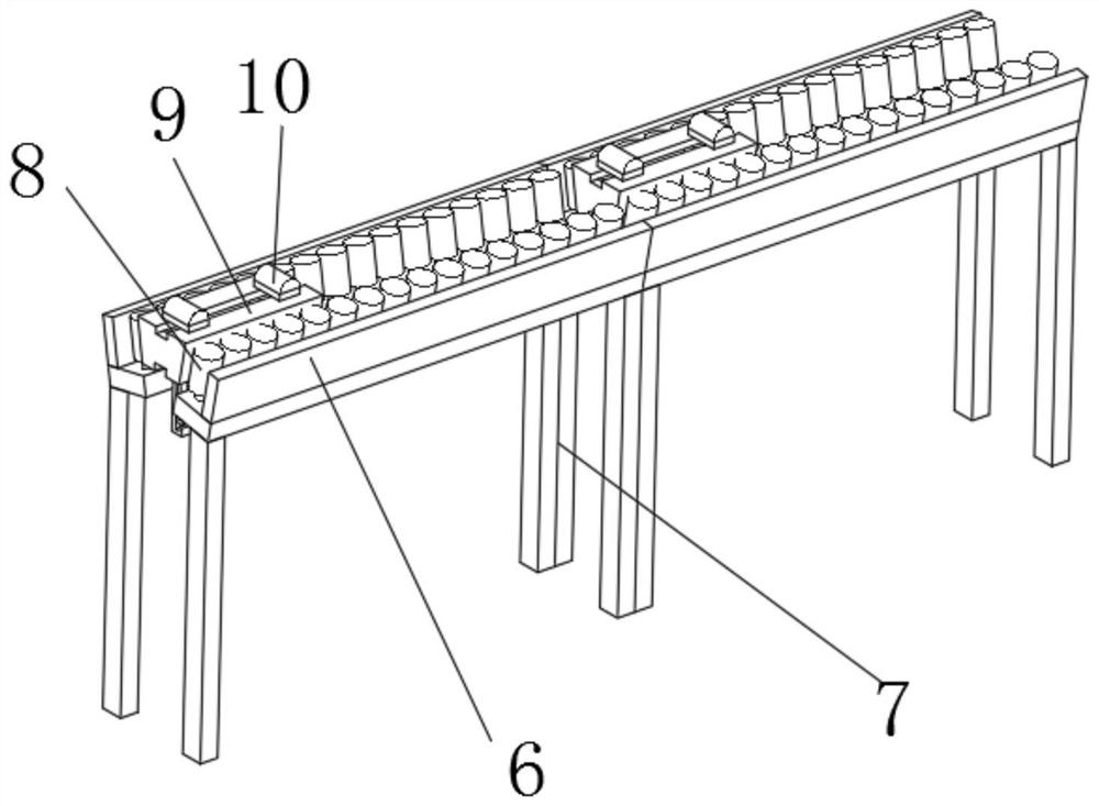 Efficient and energy-saving furnace frame spraying and sintering equipment and using method thereof