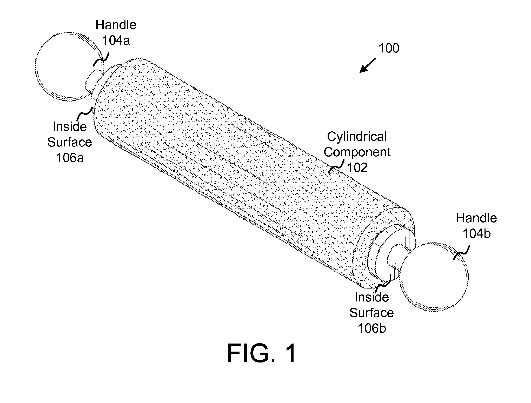 Cylindrical roller massage tool