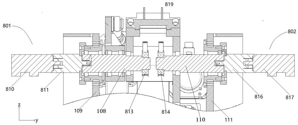 A multi-axis mechanical arm and robot