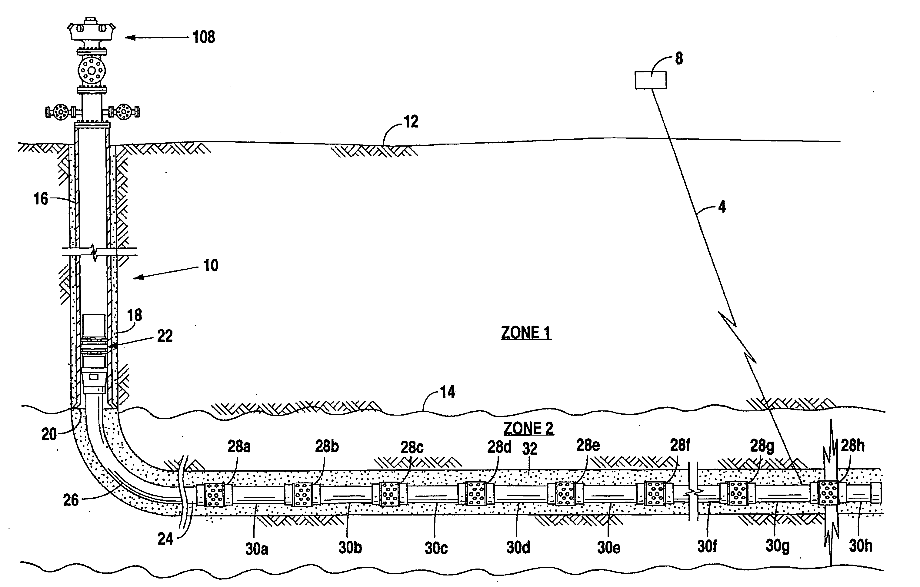 Remotely operated selective fracing system