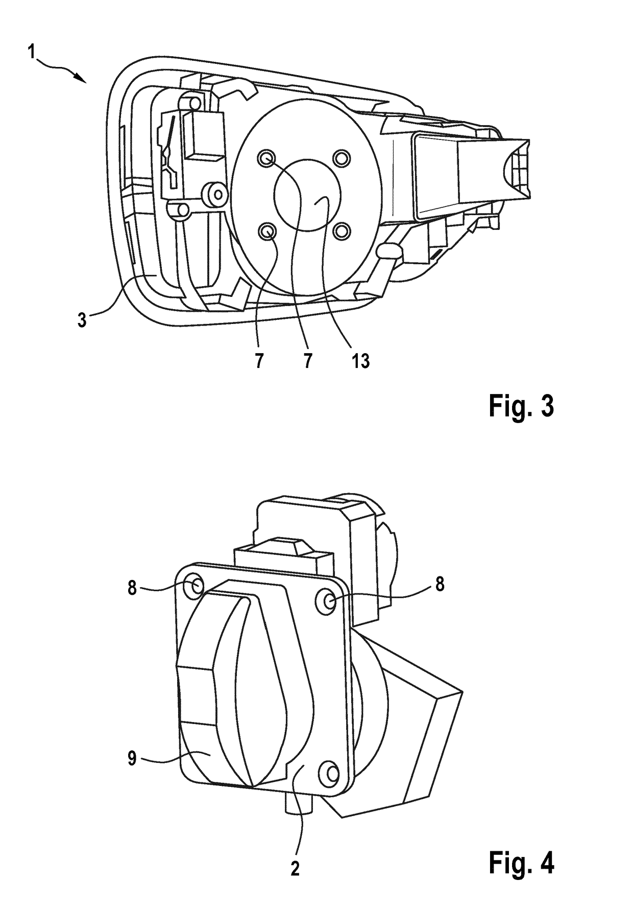 Charging Connection Module for a Vehicle