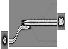 A polymer triple-mode multiplexer based on cascaded tapered couplers