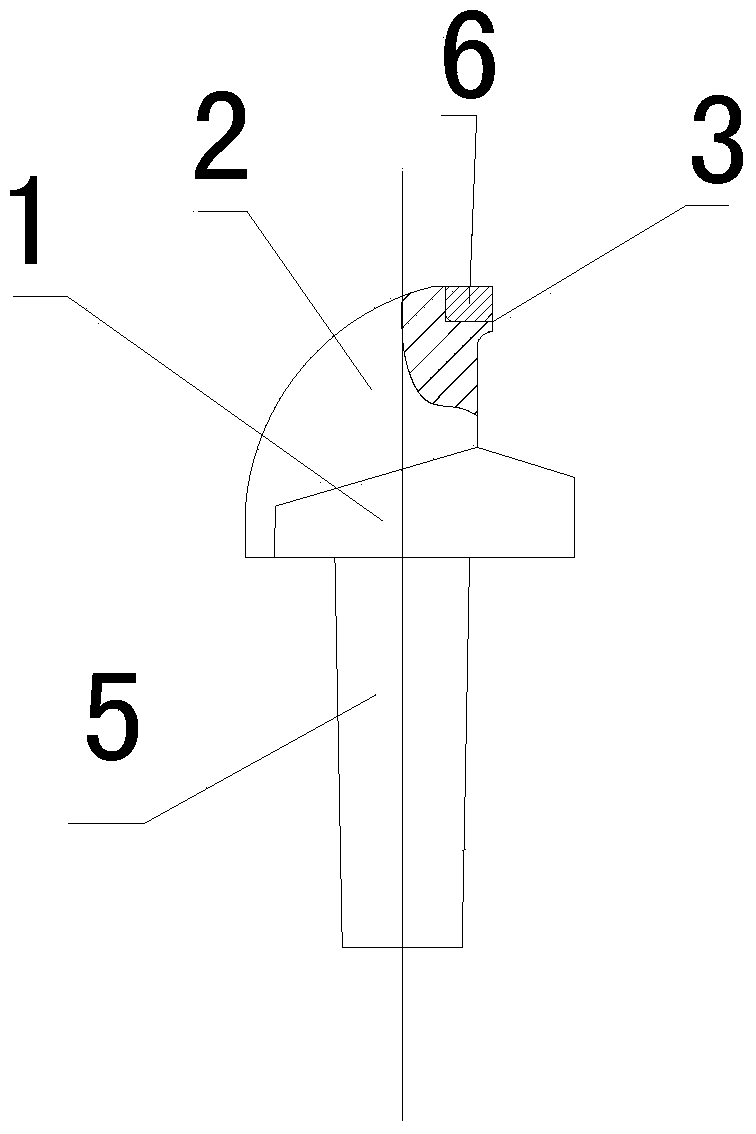 Roller tooth of toothed roller crusher