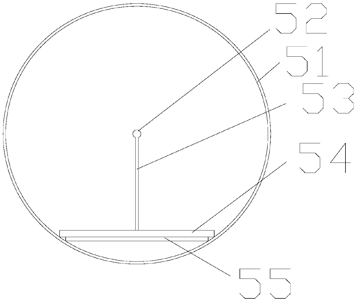 Motion control system for rotary floating-type colored light balls